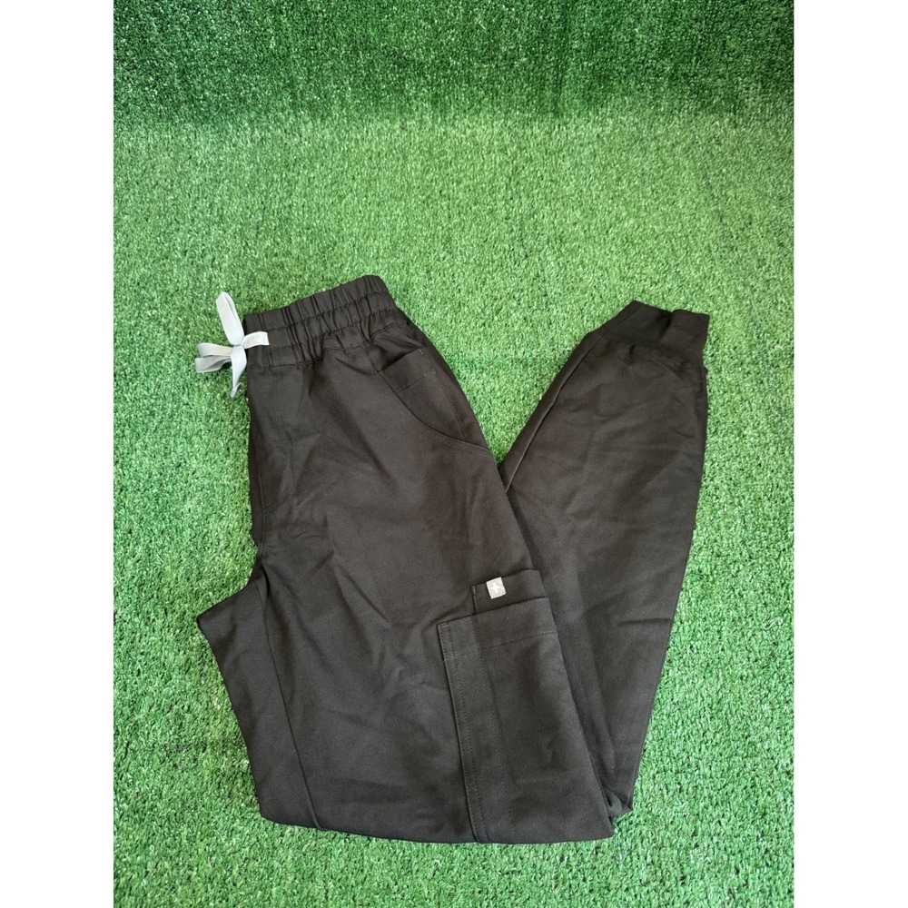 FIGS Uman Relaxed Jogger Scrub Pants Womens XXS Black‎ W23SW2014 NWT